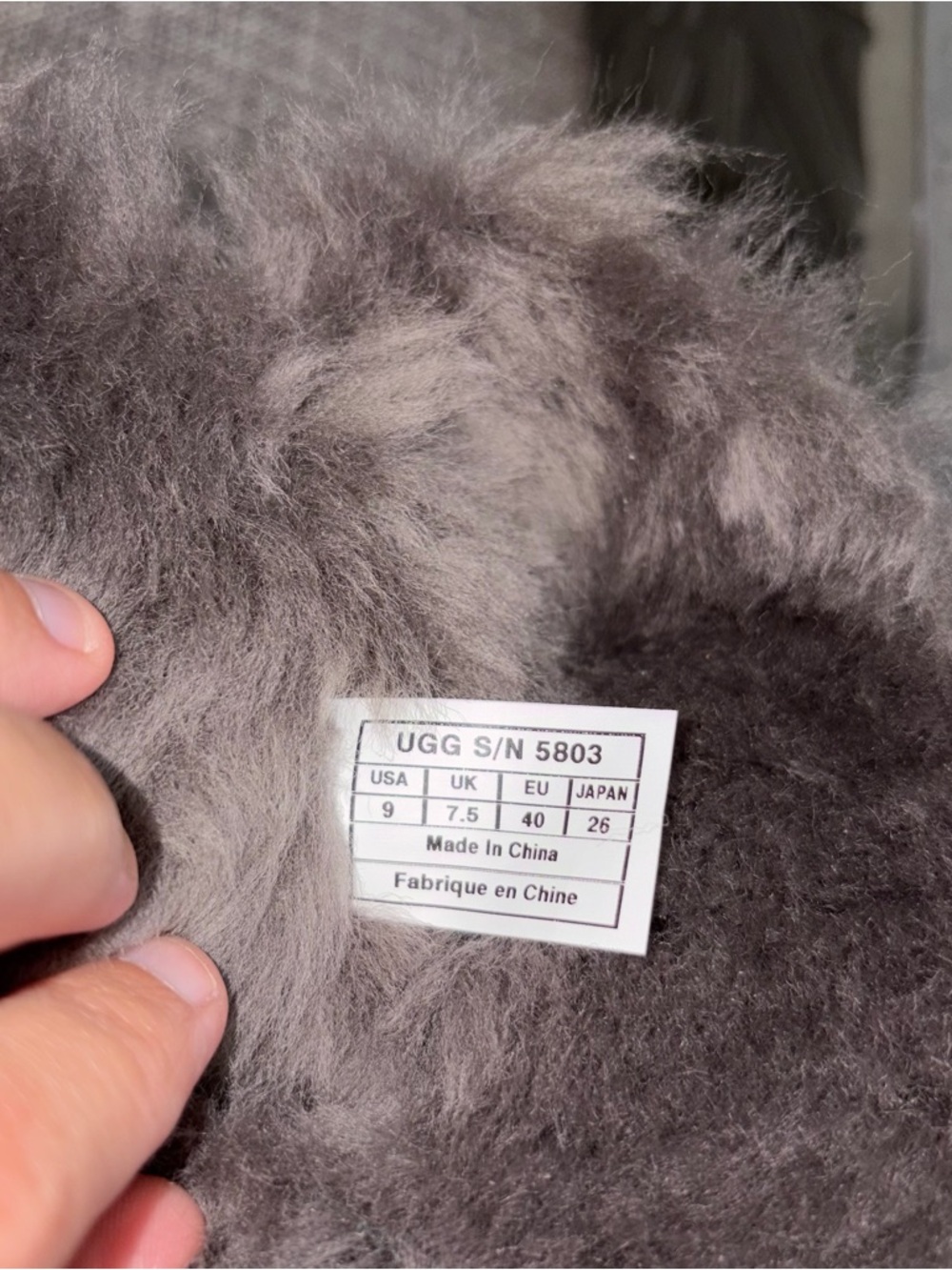 UGG Ankle Boots in Grey with Button - Picture 12 of 14
